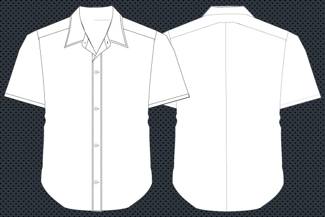 Collared Shirt Template Cliparts co