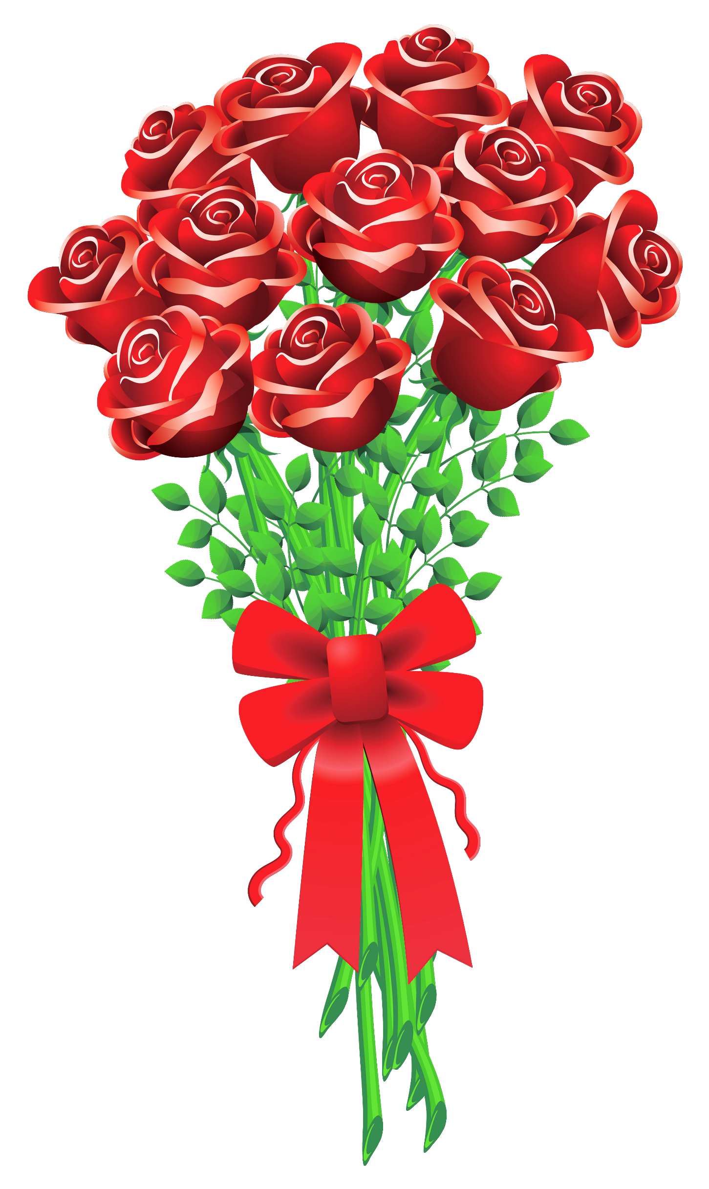 bouquet of roses clipart - photo #1