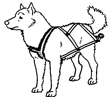 How To Draw A Dog Sled - ClipArt Best