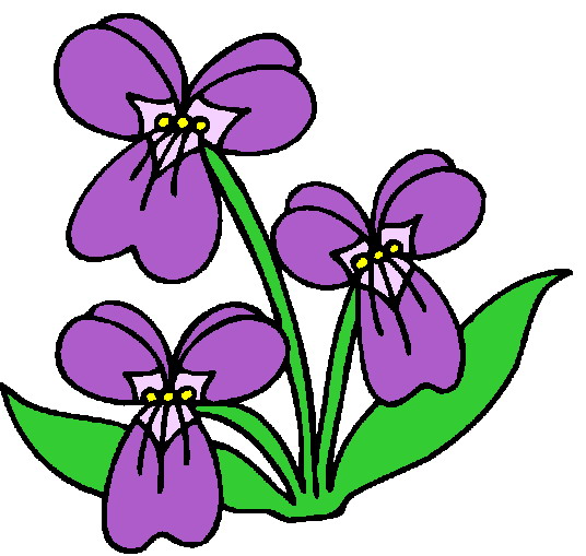 Purple Flower Clipart - ClipArt Best