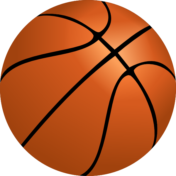 free black and white basketball clipart - photo #18