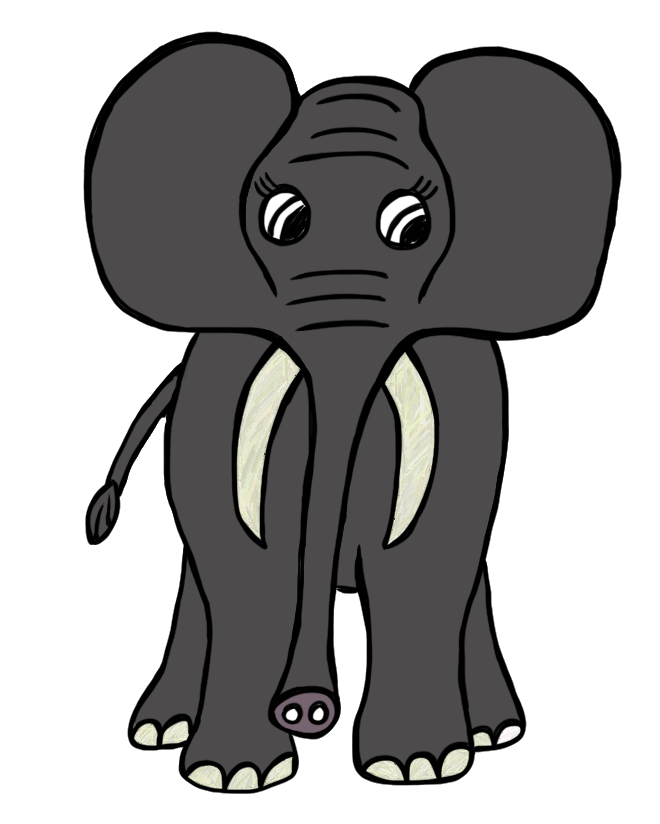 Drawing Of Elephant