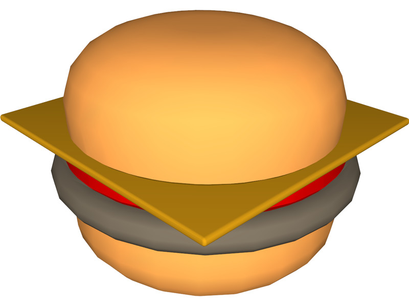 Cheeseburger 3D Model Download | 3D CAD Browser