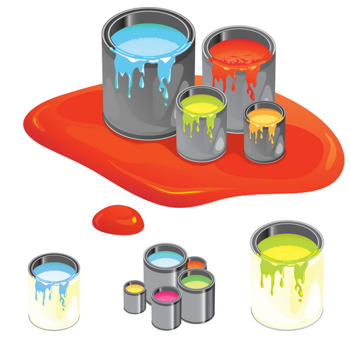 Paint Cans Vector | DragonArtz Designs - Part 32