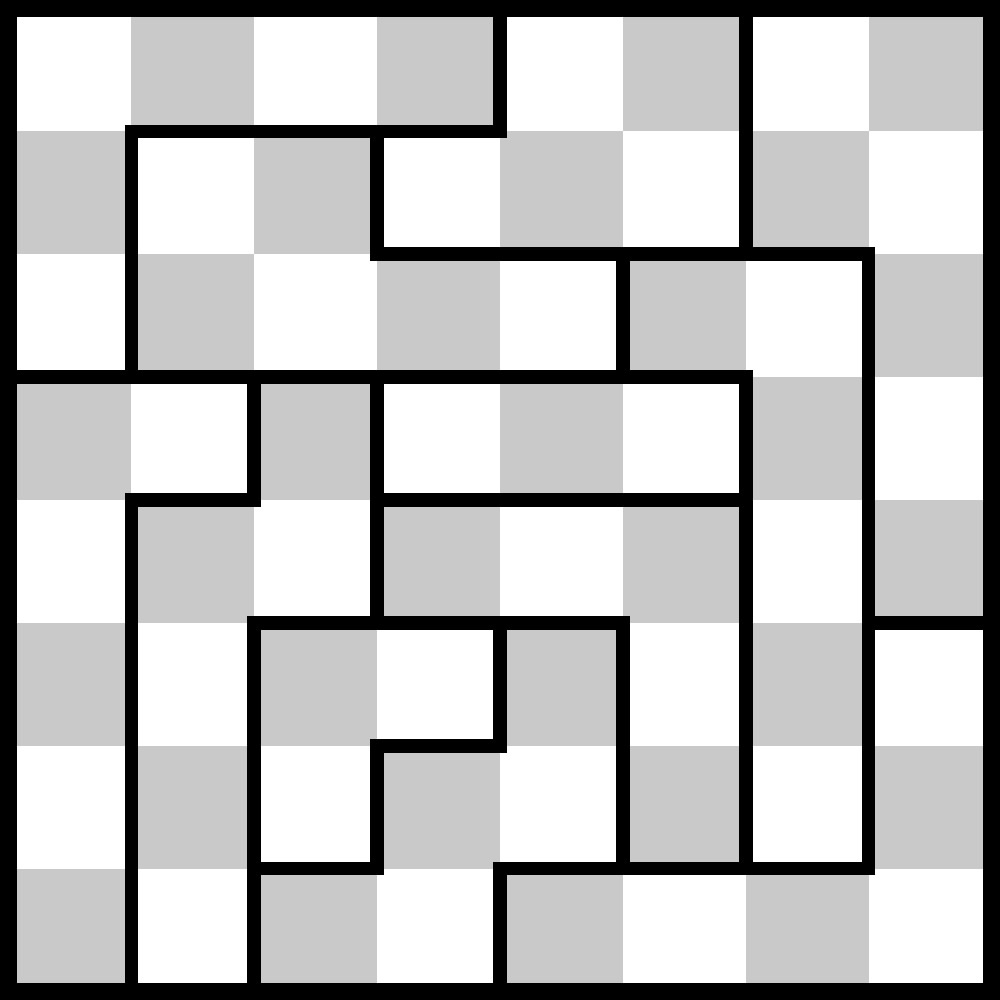 Draught Board Puzzle (a.k.a. Krazee Checkerboard Puzzle, Zebas ...