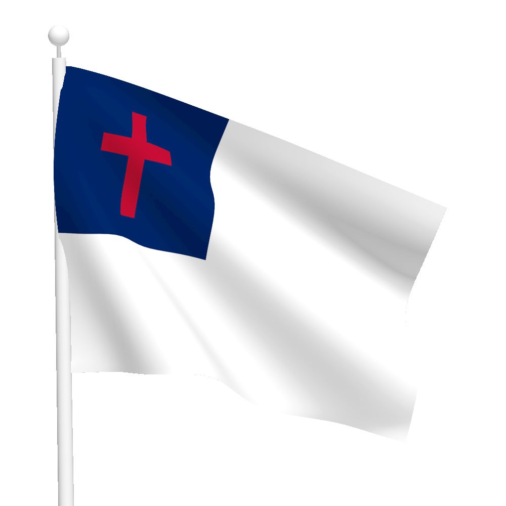 free clip art of the christian flag - photo #4