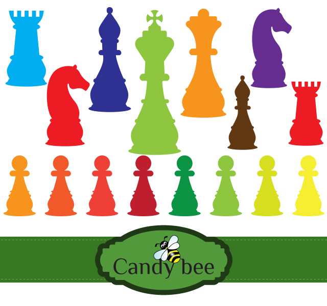 Chess Figure Digital Clipart Awesome Download Chess Figures