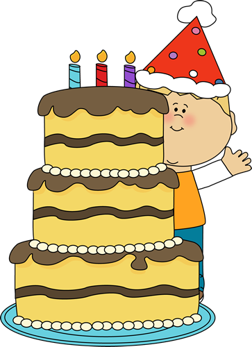 Boy with Birthday Cake Clip Art - Boy with Birthday Cake Image