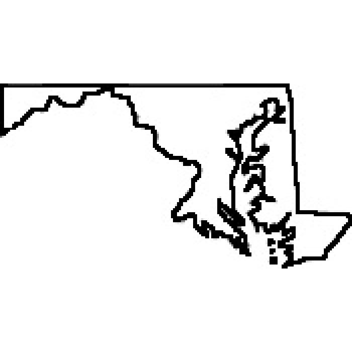 Teacher State of Maryland Outline Map Rubber Stamp - ClipArt Best ...