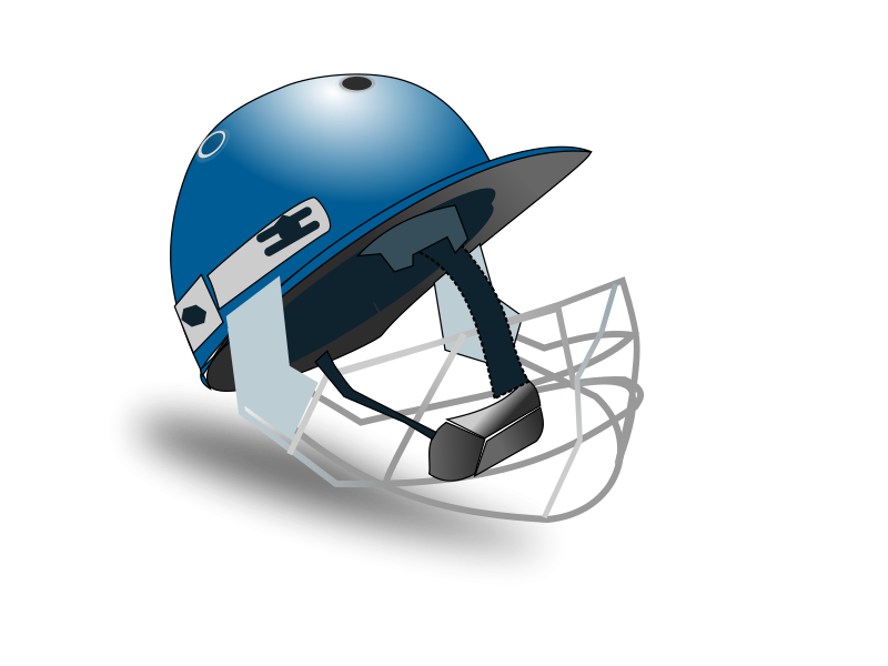 Cricket helmet by netalloy Free Vector / 4Vector