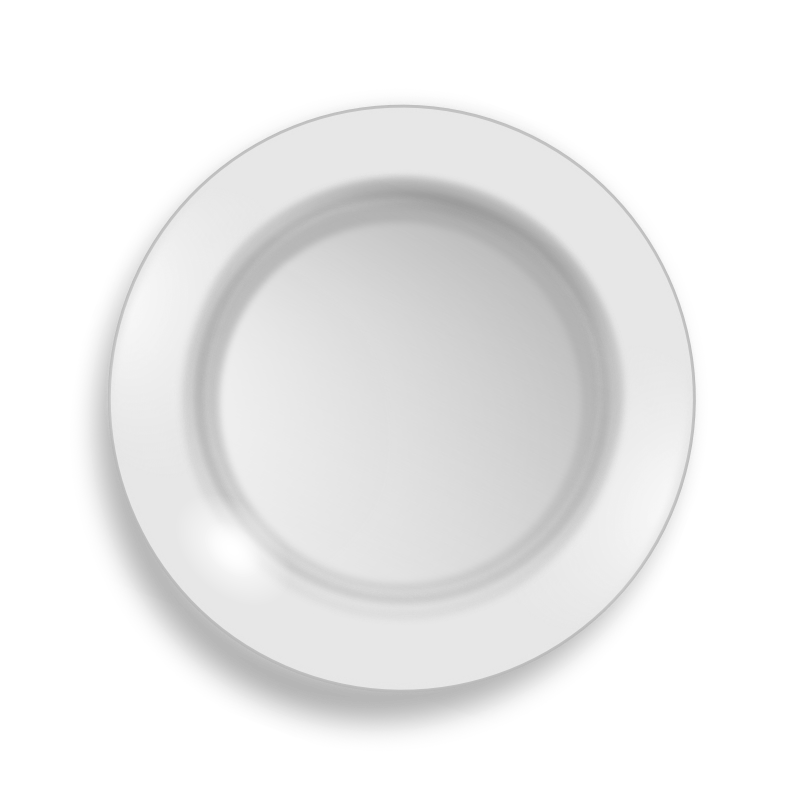 Clipart - white plate