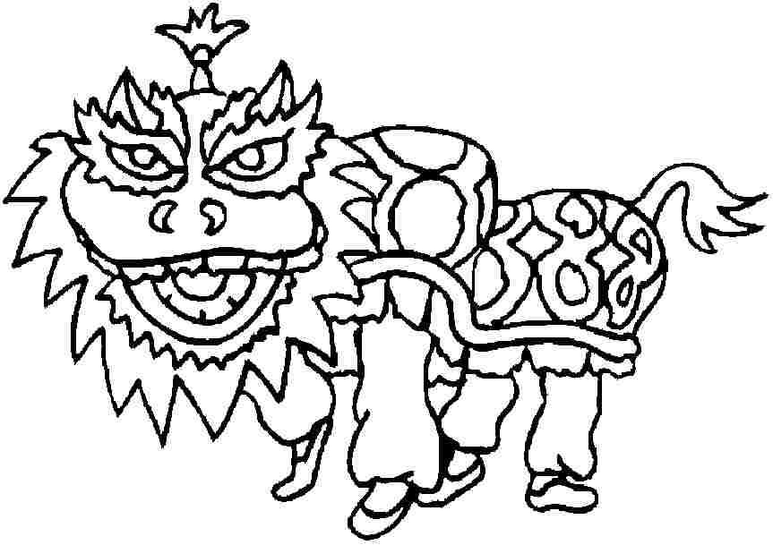 Wooden Horse Chinese New Year 2014 Coloring Pages Free For ...