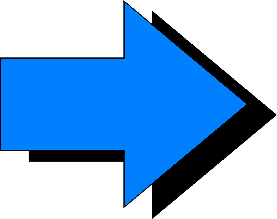 Free Stock Photos | Illustration of a blue right facing arrow ...