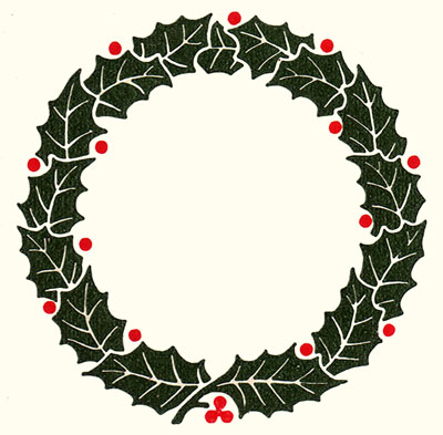 Holiday Wreath Clip Art - ClipArt Best