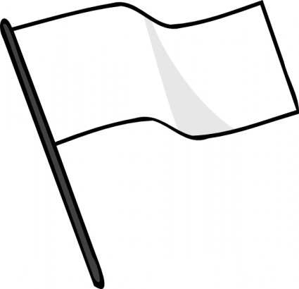 Waving White Flag clip art Vector clip art - Free vector for free ...