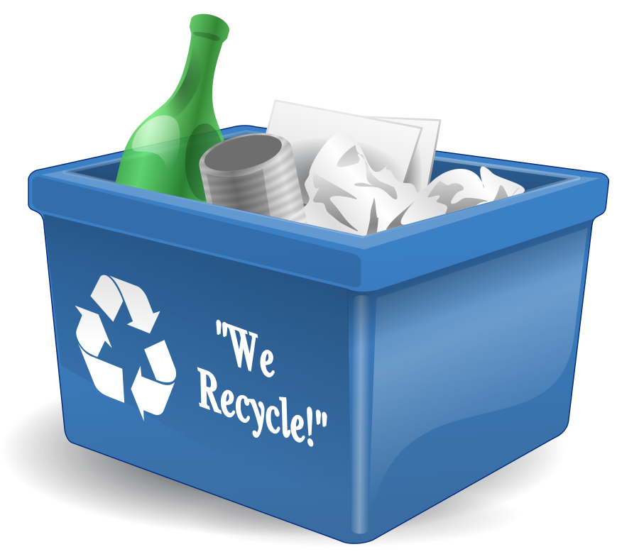 Recycling Bin small clipart 300pixel size, free design