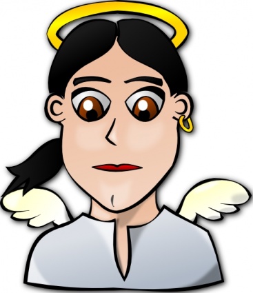 Cartoon Angel Wings Clip Art