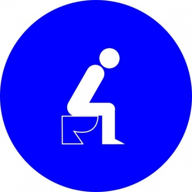 Stefann Sitting On Toilet clip art Vector | Free Download