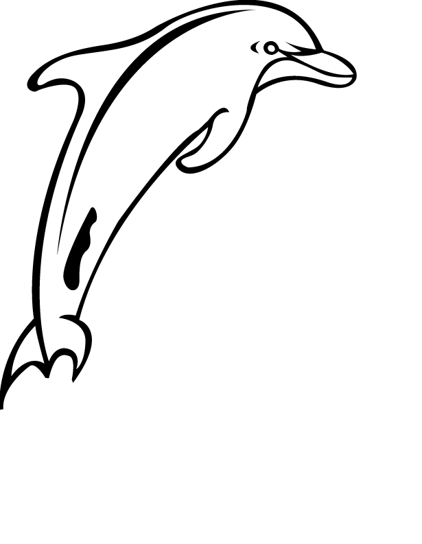 Dolphin Coloring Pages | Coloring Dolphin | Coloring Pages Dolphin