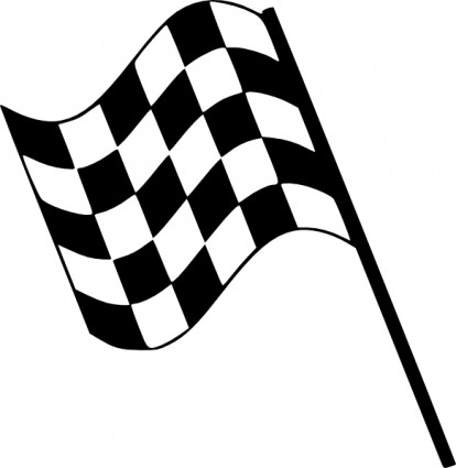 Checkered Flag clip art Free vector in Open office drawing svg ...