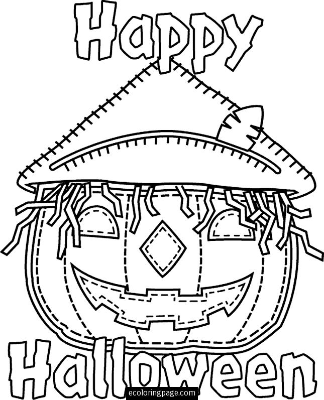Coloring Pages Halloween Witch Hat Tattoo