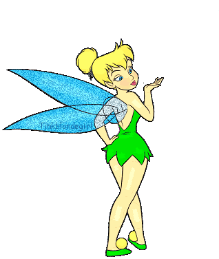 Tinkerbell Kiss Blowing Kisses Kissing Faery Fairy Animated Gif ...