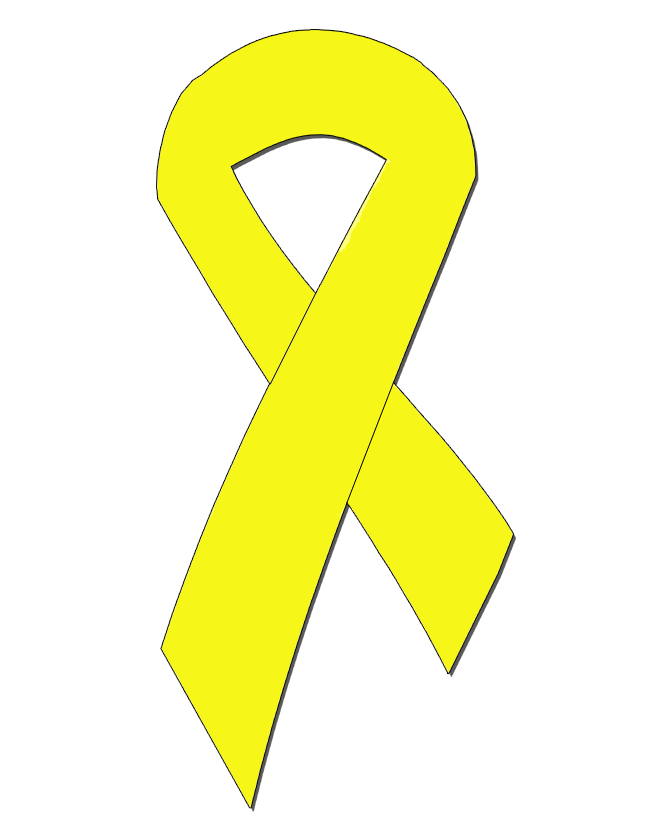 Yellow Cancer Ribbon Images & Pictures - Becuo