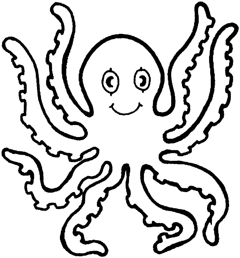 Free Printable Octopus Coloring Pages For Kids - ClipArt Best ...