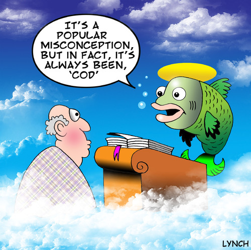 Cod By toons | Religion Cartoon | TOONPOOL