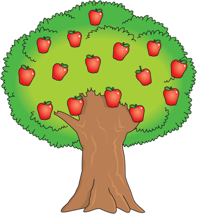 Bare Apple Tree Clipart
