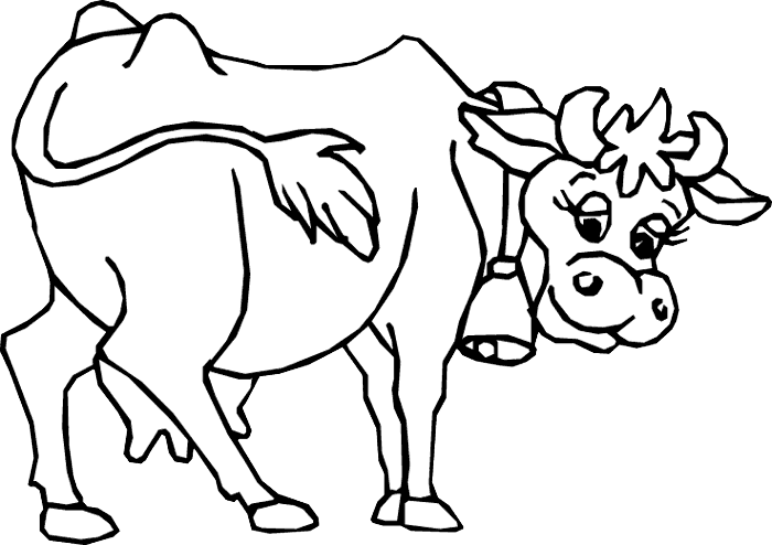 Cow Drawing For Kids - HVGJ