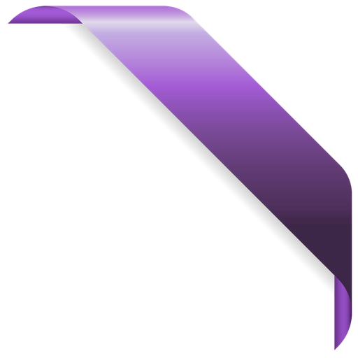 Purple Ribbon Png Bow Ribbon2 Vector Icon - Free Icons