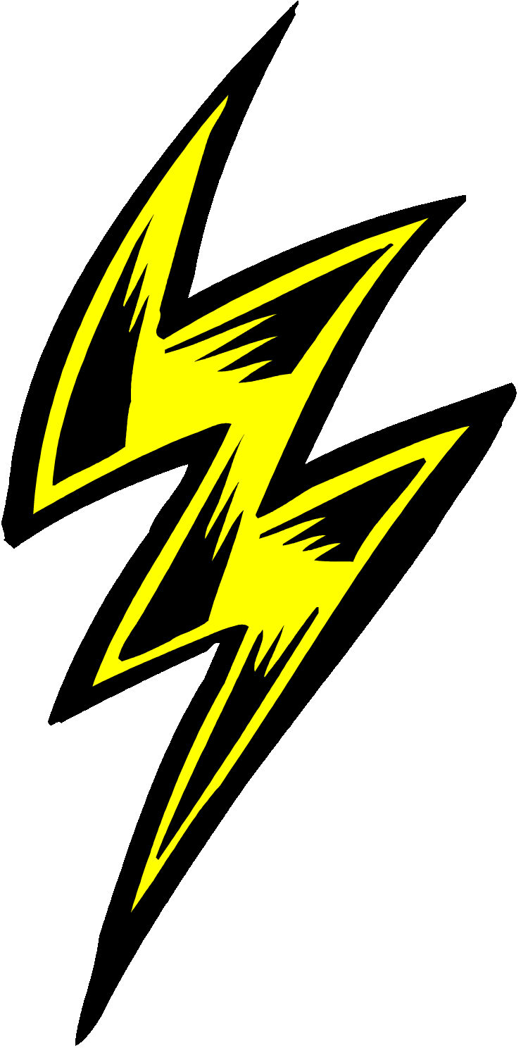 Cartoon Lightning Bolt Clipart - Free Clipart