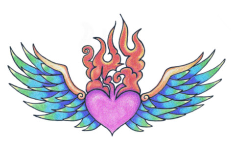 Heart On Fire By Stephencuyos Sacred Jesus Icon - Free Icons