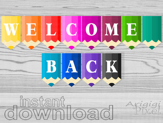 Popular items for welcome back banner on Etsy