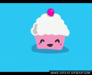 Animated Cupcake Gif Icon - Free Icons