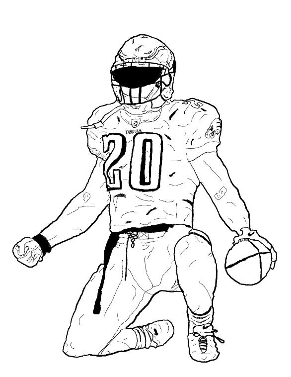 Nfl Football Players Drawings - Gallery