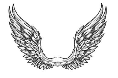 Angel wings drawing | Tattoos&Piercings | Pinterest