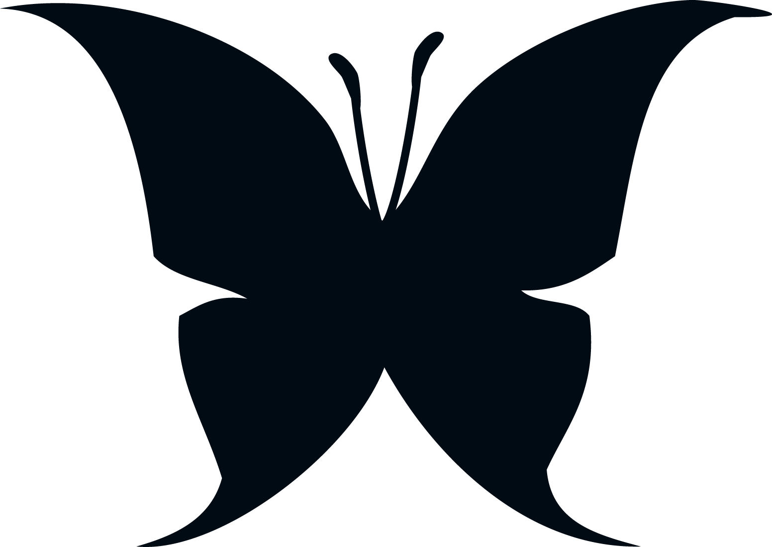 butterfly outline clip art free - photo #27