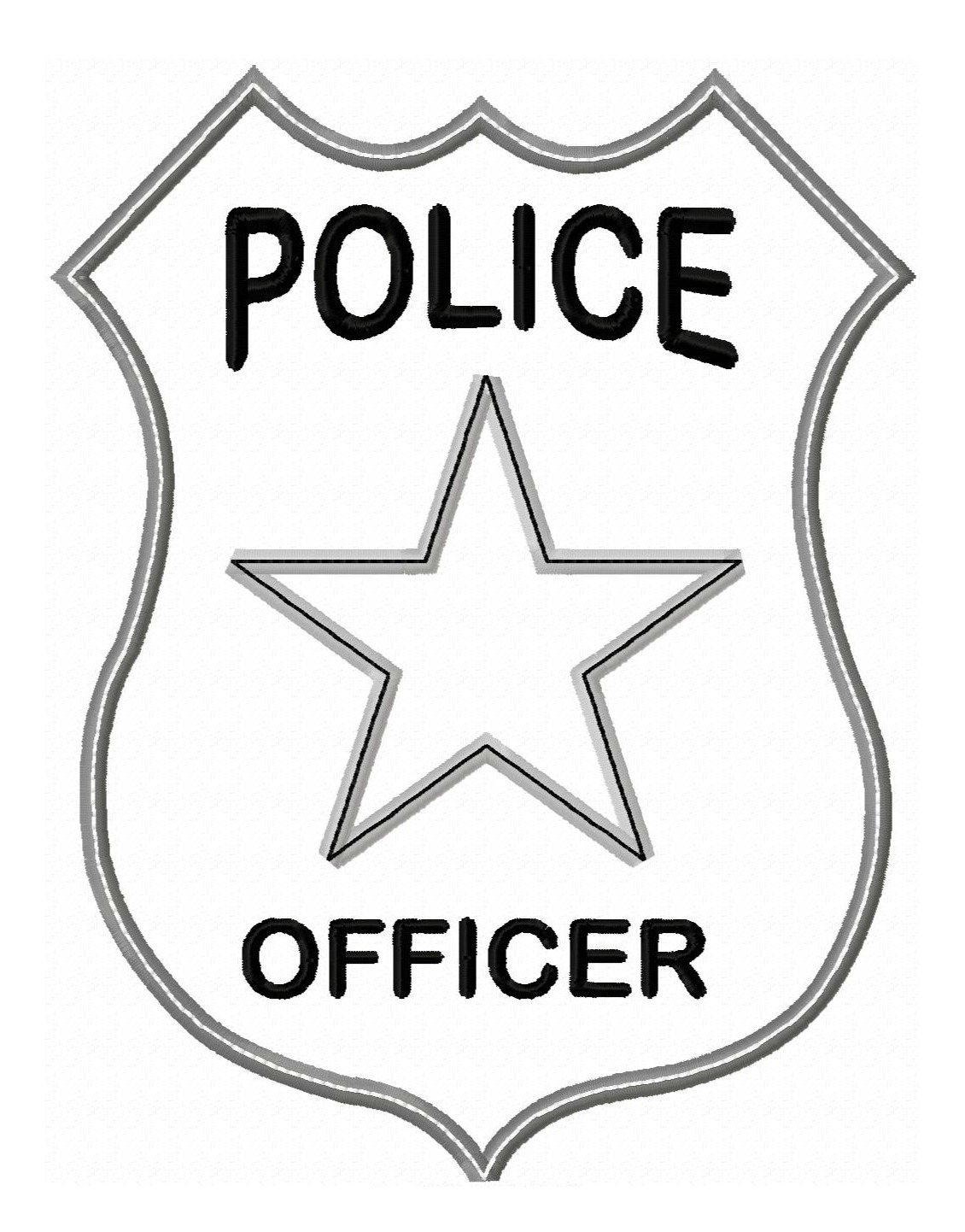 police-badge-coloring-page- ...