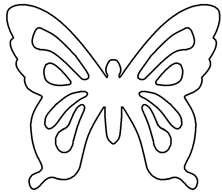 Butterfly Cutouts Template | Animal.Blog02.com