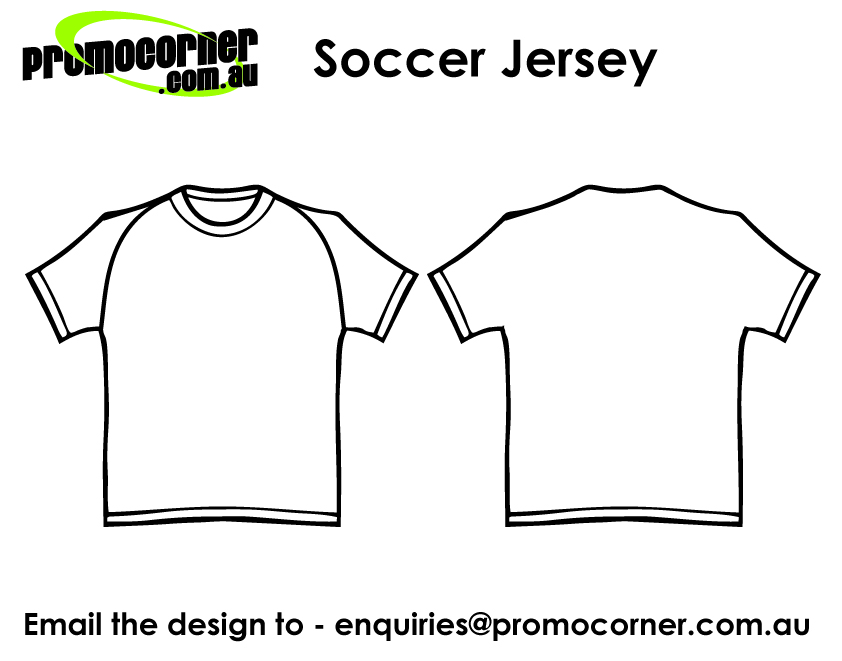 Soccer Jersey Design Template Clipart - Free Clipart