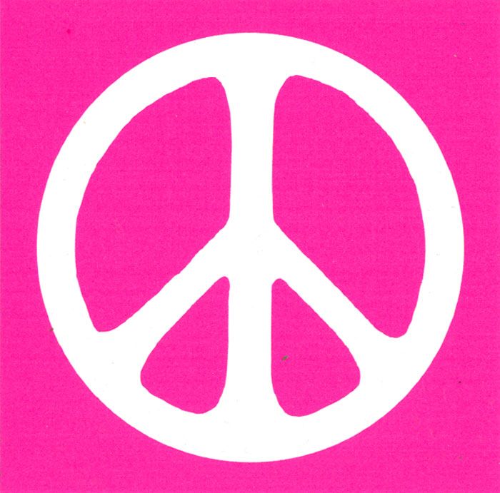 pink peace sign - Google Search | peace~~ | Pinterest