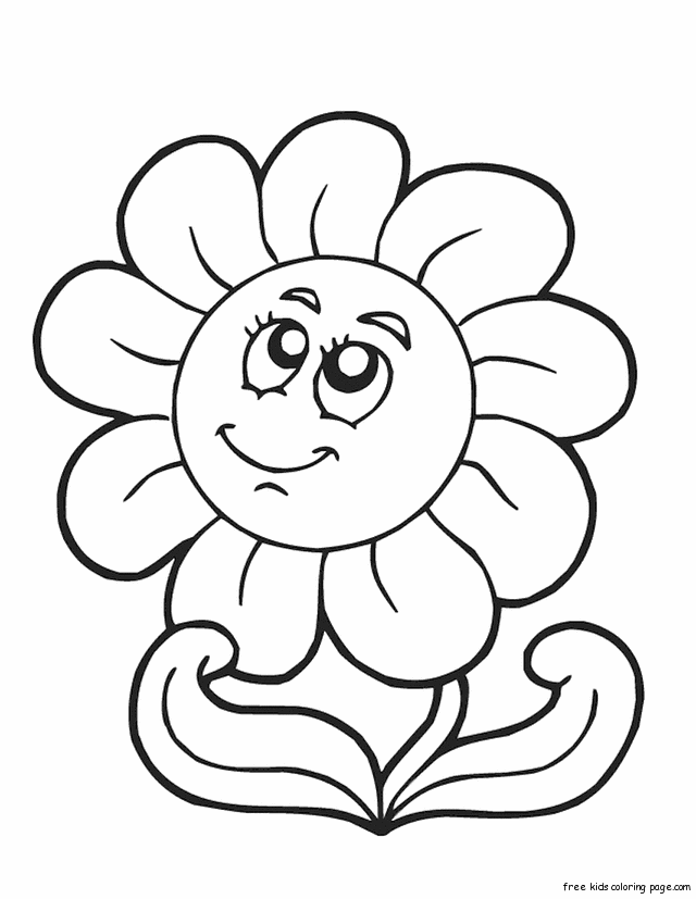 Printable Flower Coloring Pages | Flowers Coloring Pages | Kids ...