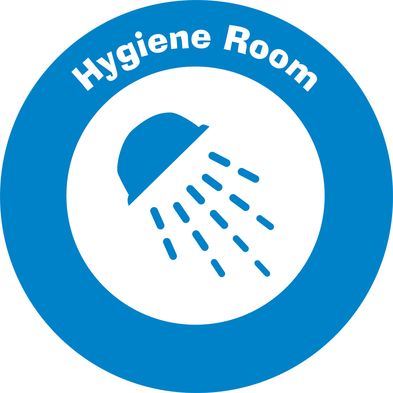 Hygiene Room Circle | Sarah's Nursery Signs