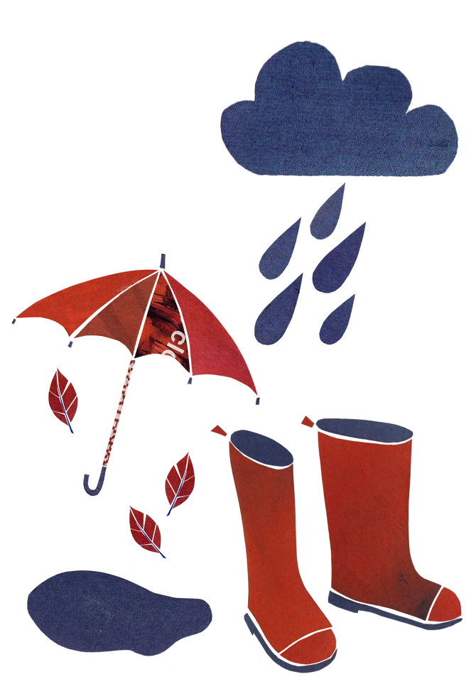Rainy Days - Jess Large Illustration