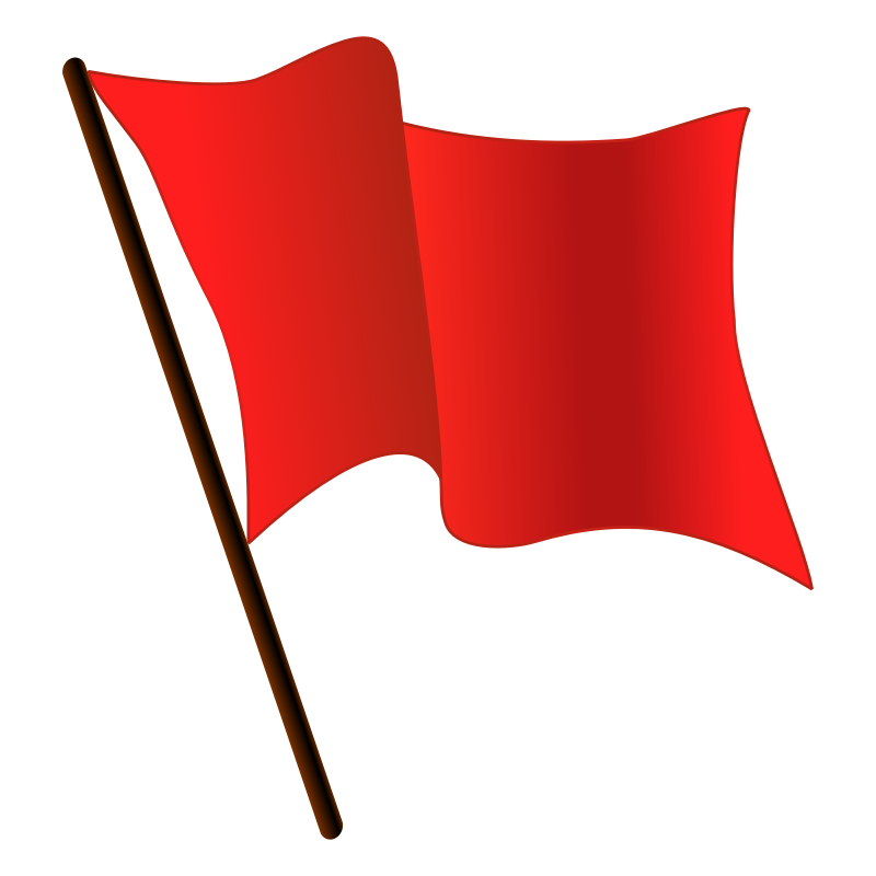 clipart red flag - photo #15