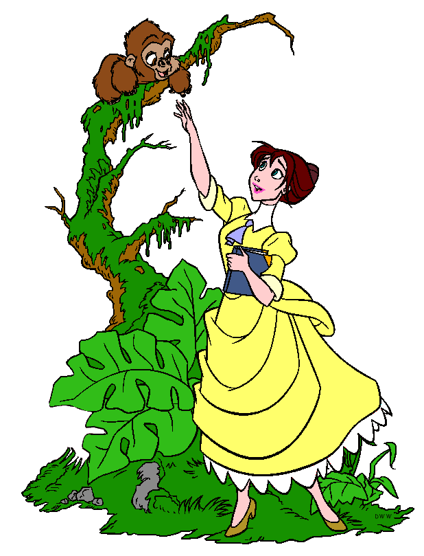 Jane and Porter Clipart from Disney's Tarzan - Disney Clipart Galore