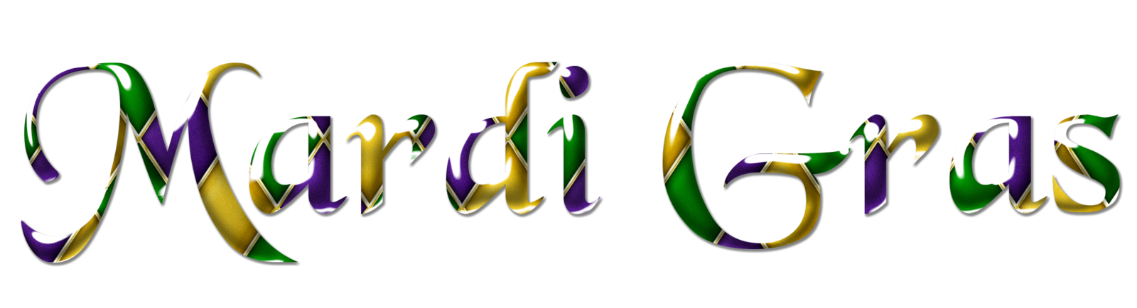 FREE Harlequin Pattern 1 Mardi Gras WordArt by RedHeadFalcon on ...