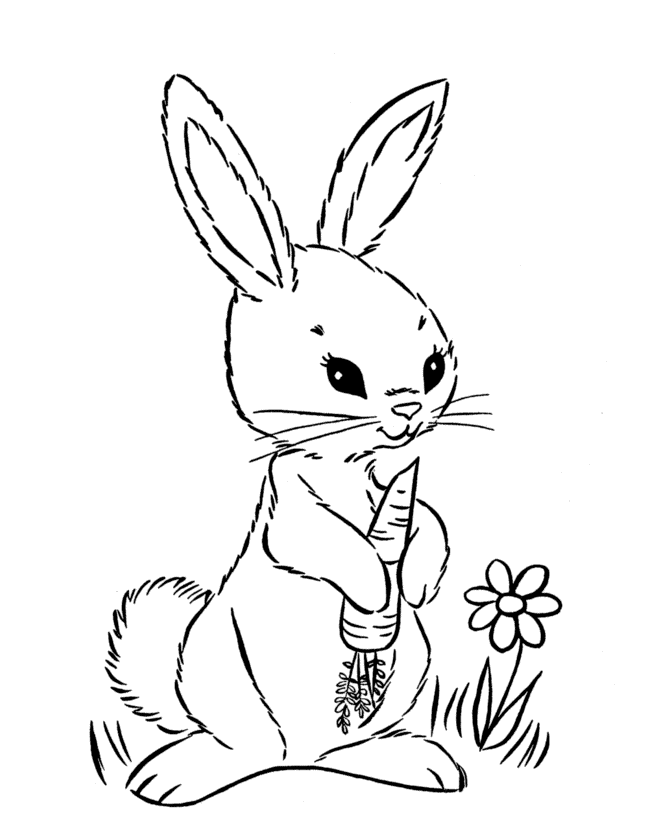 Easter bunny color pages ~ Coloring pages coloring pages for Free ...